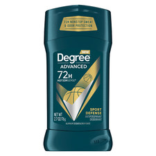 12 PACK Degree Advanced Protection Antiperspirant Deodorant Sport Defense 2.7 Oz