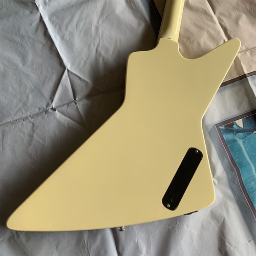 Guitarra Eléctrica Explorer 6 Cuerdas para Zurdos Pastillas HH Cuerpo Caoba 22 Trastes - Imagen 9 de 9