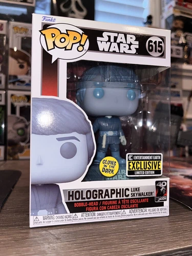 Funko Pop! Vinyl: Holographic Luke Skywalker - EE Glow Exclusive (#615)