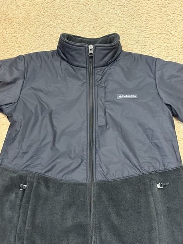 NWT Columbia Birch Falls II Overlay Omni-Shield Zipper  Black Jacket Youth Sz L - Picture 3 of 12