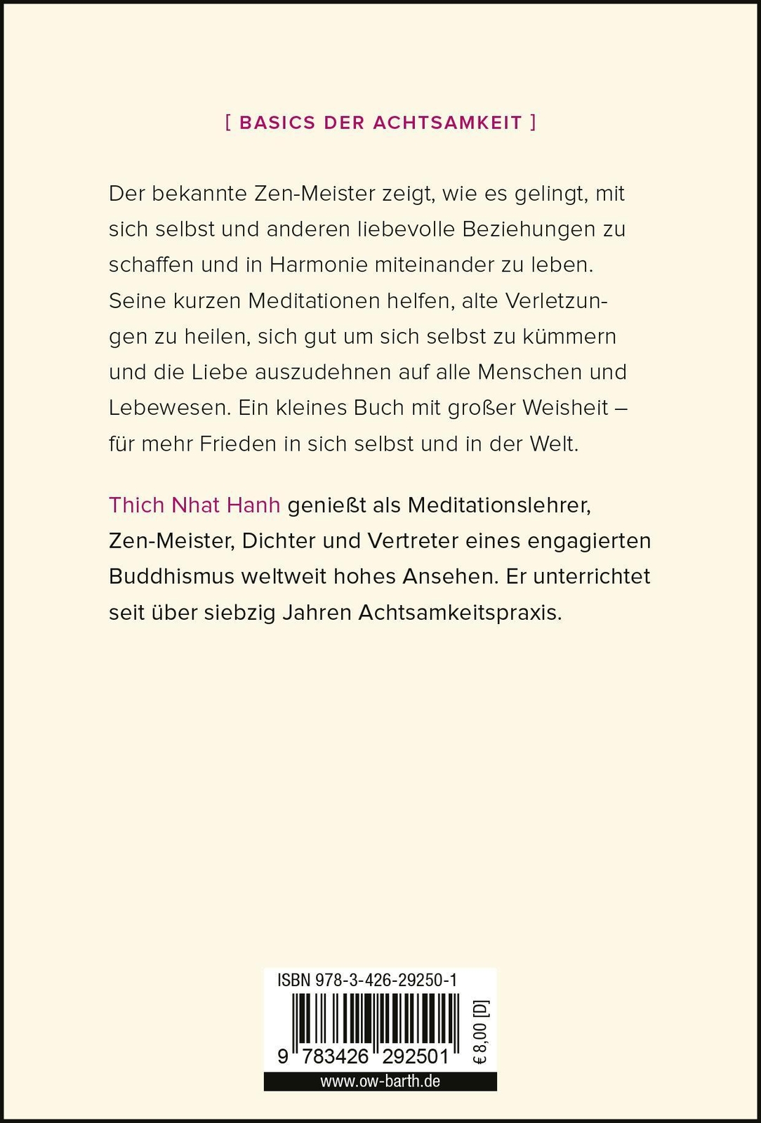 Thumbnail - Einfach Lieben | Thich Nhat Hanh | Taschenbuch | Basics Der