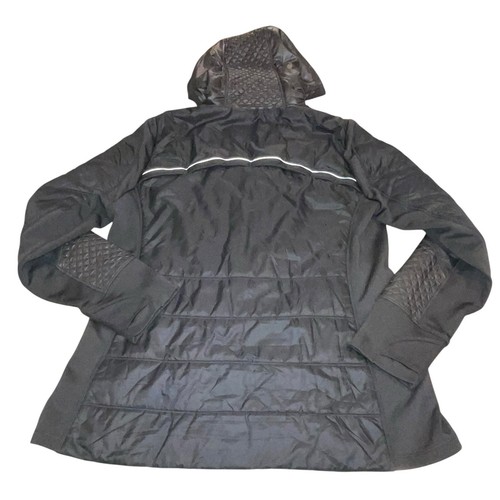 Athleta Rock Ridge Primaloft Gr. XL grau gesteppt Kapuze Reißverschluss hüftlang Jacke MÄNGEL - Bild 2 von 13
