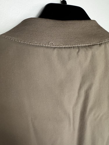 Men’s Zara Beige Bomber Jacket Size M - Picture 13 of 15
