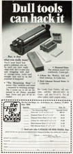 1980 Vintage Print Ad Dull tools can hack it The Fine Tool Shops Sharpening Shop