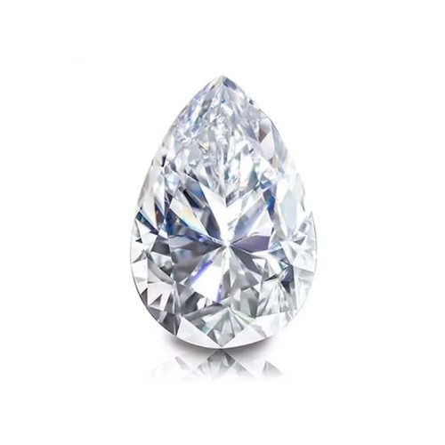 EGL VVS1 Clarity CVD Diamond Loose 4.00 Ct Pear Cut Gemstone Lab-Grown White - Picture 2 of 15