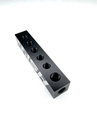 Billete de 6 puertos colector de agua de refrigeración estilo libre HSI se adapta a Rickter Revolver Xscream - Imagen 3 de 4