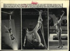 1972 Press Photo Carla Wallenda performs at Circus in Jacksonville, FL