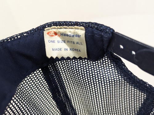 Pepsi Cola Italian Heritage Mesh Snapback Trucker Hat Young Ann Korea 70s 80s - Picture 12 of 24