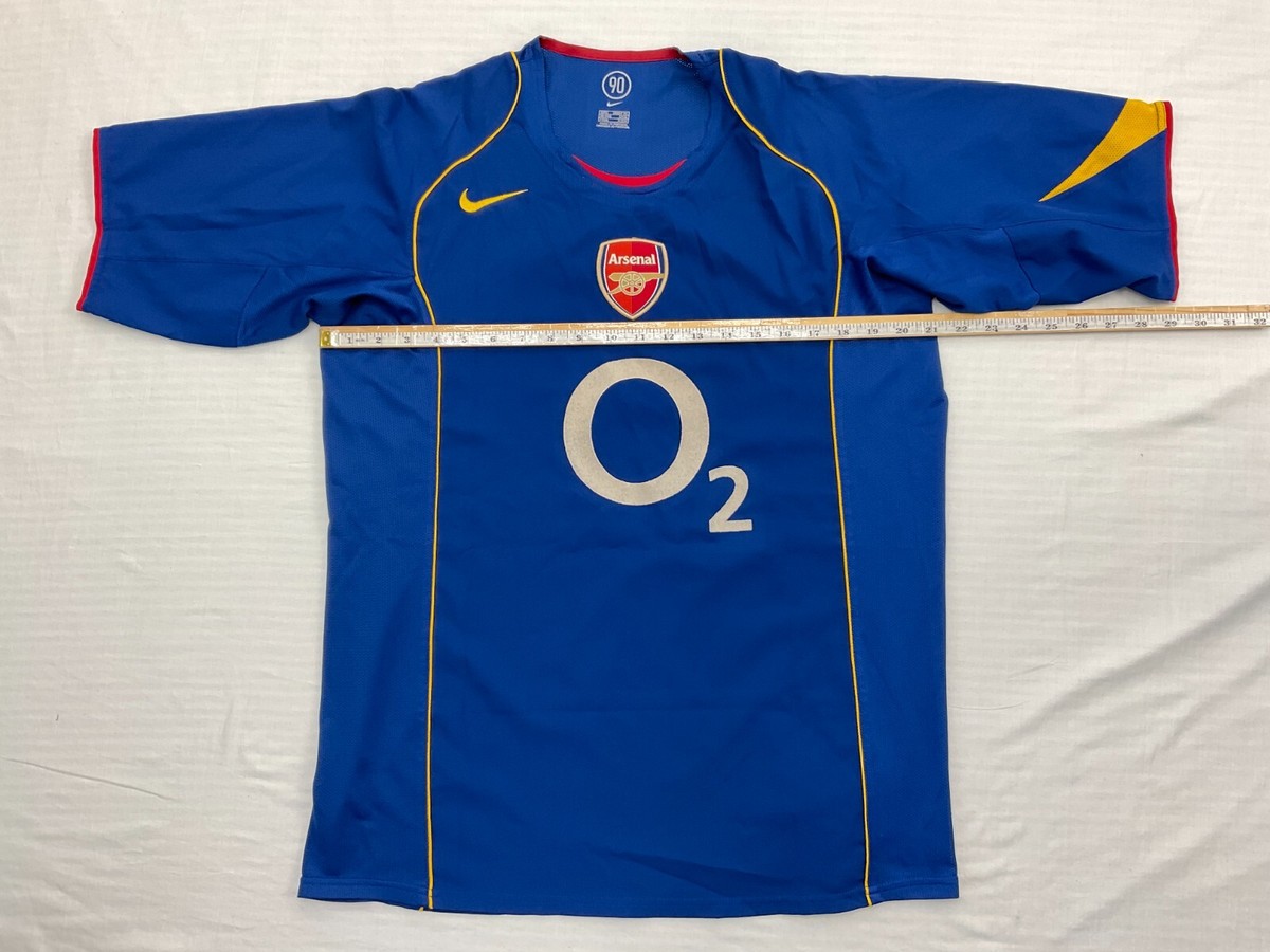 Nike ARSENAL 2004 2005 VINTAGE Football Away Shirt Soccer
