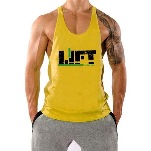 Men's Workout Tank Tops Gym Muscle Tee Fitness Bodybuilding Sleeveless T Shirts - Picture 6 of 18