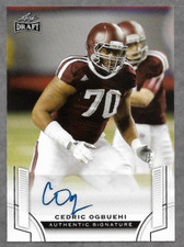 2015 Leaf Draft Auto Cedric Ogbuehi #BA-CO1 Rookie Auto RC