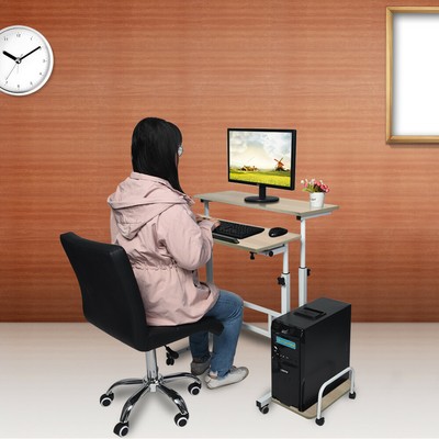 Home Office Version Computer Desk Can Be Raised And Lowered