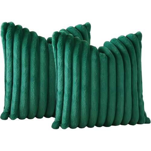 2er SET Kissenbezug Cord Samt Bezug Kissenhülle Deko Kissen 30x50/45x45/50x50 cm - Bild 34 von 35