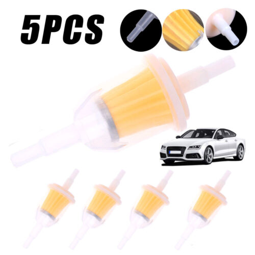 5x Inline Gas/fuel Filter 6mm-8mm 1/4" For Small Engine Vehicle Auto Motorcycle - Picture 8 of 13