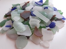 Mexican Authentic Sea Glass 1/3" - 2 1/4" 1/4 lb. Hand picked in Mexico mainl