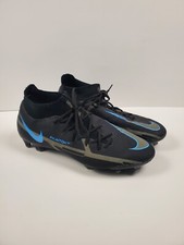 Nike Phantom GT 2 Pro Mens 8 DF FG Black Blue Cleats DC0759-004 Skins Shoes