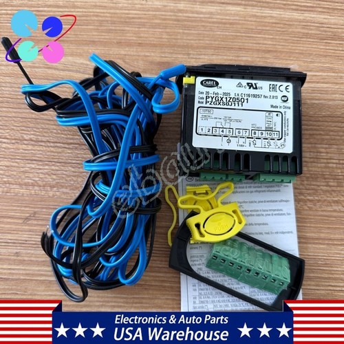 Carel Digital Temperature Controller Thermostat w/ Sensor Probes 115V PZGXS0J111 - Picture 6 of 12