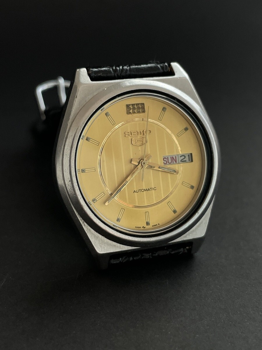 Watch Seico 5 Automatic 7009 -876A Japan Vintage | eBay
