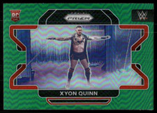2022 Panini Prizm WWE Green #34 Xyon Quinn Rookie RC wrestling card