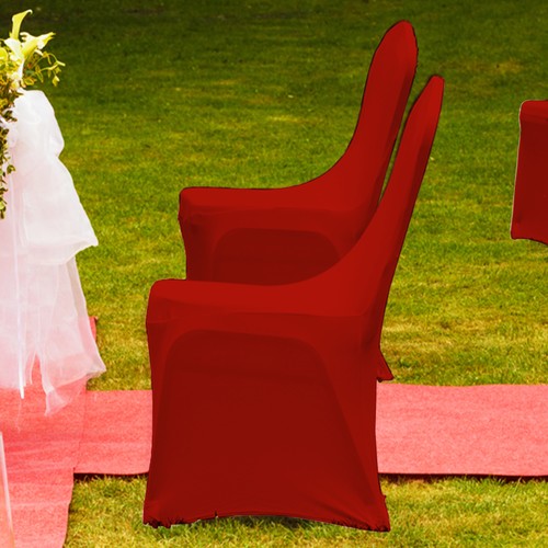 Dining Room Chair Cover Slip SEAT Cover Stretch Removable Wedding Birthday Party - Picture 214 of 243