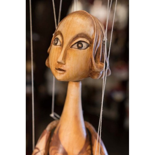 Marionnette Colombina - Marionnette originale fait main - Photo 9/13