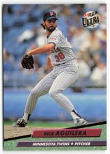 1992 Rick Aguilera Fleer Ultra - Minnesota Twins