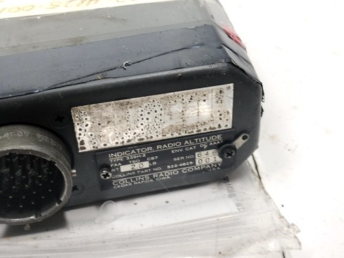 Collins Radio Altitude Indicator - 339H-2 - 522-4825-001 - Bild 4 von 5