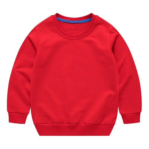 Kids Boys Girls Casual Pullover Sweatshirt T-Shirts Crewneck Long Sleeve Tops - Picture 43 of 50