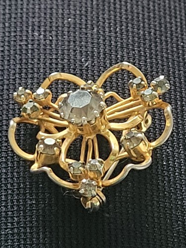 Vintage Austrian Rhinestone Brooch by Azub - Picture 3 of 7