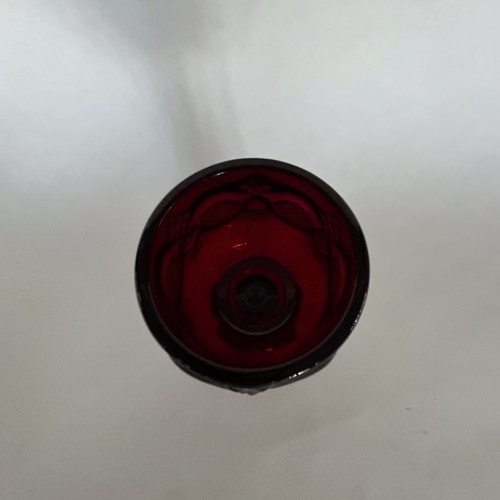 Avon 1876 Cape Cod Ruby Red Footed Sugar Bowl - Picture 4 of 4
