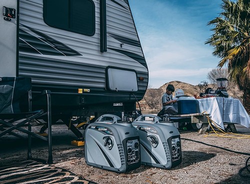 Pulsar 2,300-Watt Super Quiet Portable Gas Powered Inverter Generator Home RV - Picture 6 of 9