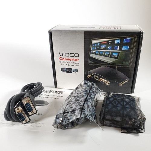 Defender Security 82-10771 - BNC/RCA und S-Video zu VGA Konverter NEW OLD STOCK - Bild 1 von 13