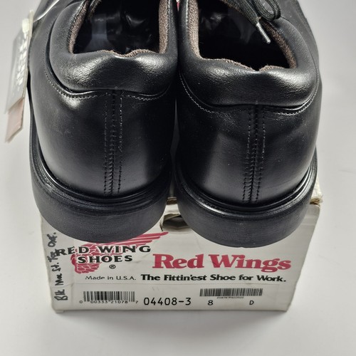 Neu aus altem Lagerbestand Red Wing 4408-3 Oxford schwarz Mokassin Größe 8D Stahl Sicherheitskappe Arbeitsschuh USA - Bild 15 von 23