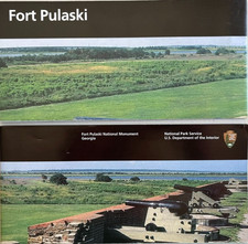 FORT PULASKI NM - Georgia   NATIONAL PARK SERVICE UNIGRID BROCHURE/MAP  GPO 2025