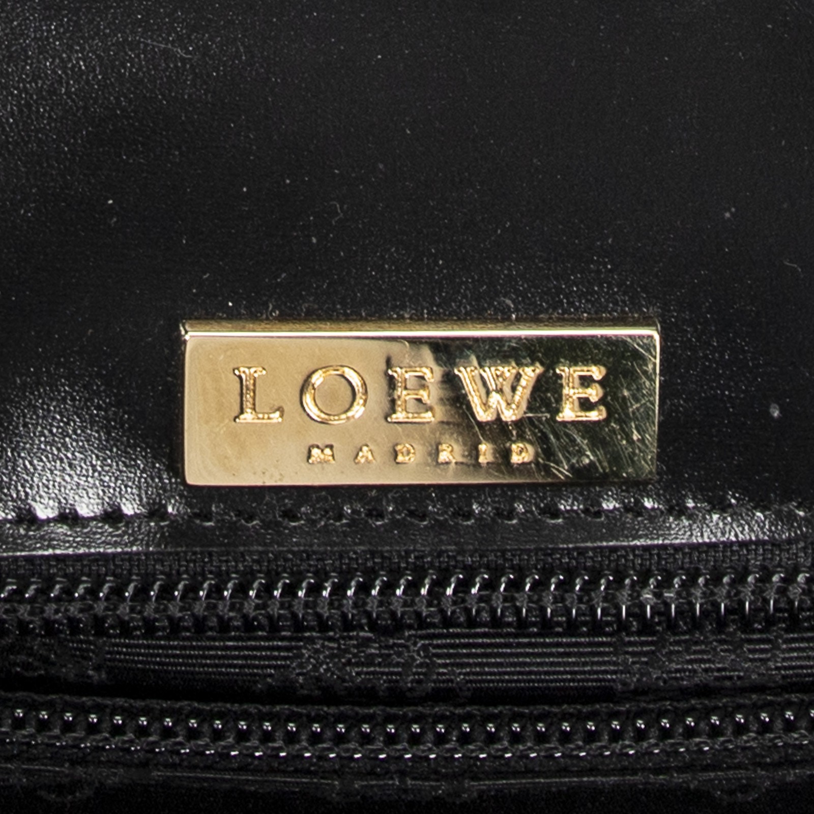 Loewe Black Vintage Rectangular Flap Shoulder bag… - image 10