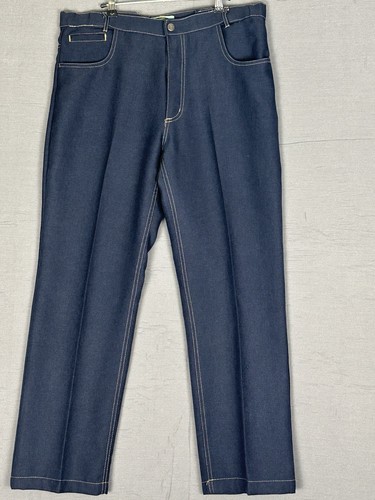 Haband’s Fit-Forever Anzughose Herren Größe 38 S blau Flex Waist Slack - Bild 1 von 13