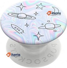 Popsockets Popgrip Mobile Holder Space Doodle Expanding Stand Grip Swappable Top