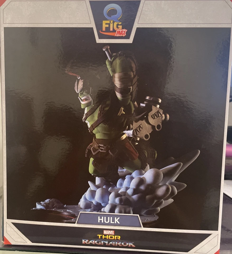 Hulk Thor Ragnarok Q-Fig Max Marvel Avengers Gladiator Quantum Mechanix Foto 3 de 4