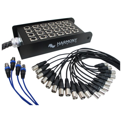 Harmony Audio HA-SB2450 XLR Snake Cable 24 Channel - 50 Feet (20 Send 4 Returns) - Picture 1 of 9