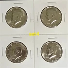 *set Of 4* Kennedy Half Dollars 1976-1989 P & D Nice Luster Business Strike