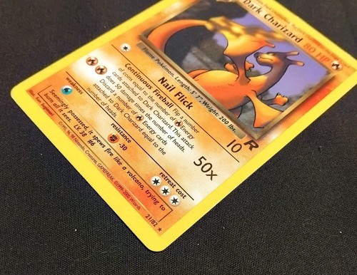 š„DARK CHARIZARD 21/82š„NON HOLOš„TEAM ROCKETš„POKEMON VINTAGEš„ENG - Picture 5 of 12