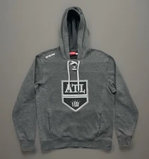 CCM NHL Atlanta Thrashers Lace Up Hoodie Mens Medium
