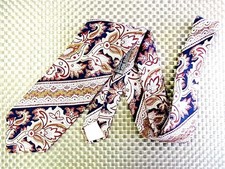 LIBERTY London Used Necktie Tie Mens Unisex ALL SILK 100 Multicolor Gorgeous L29