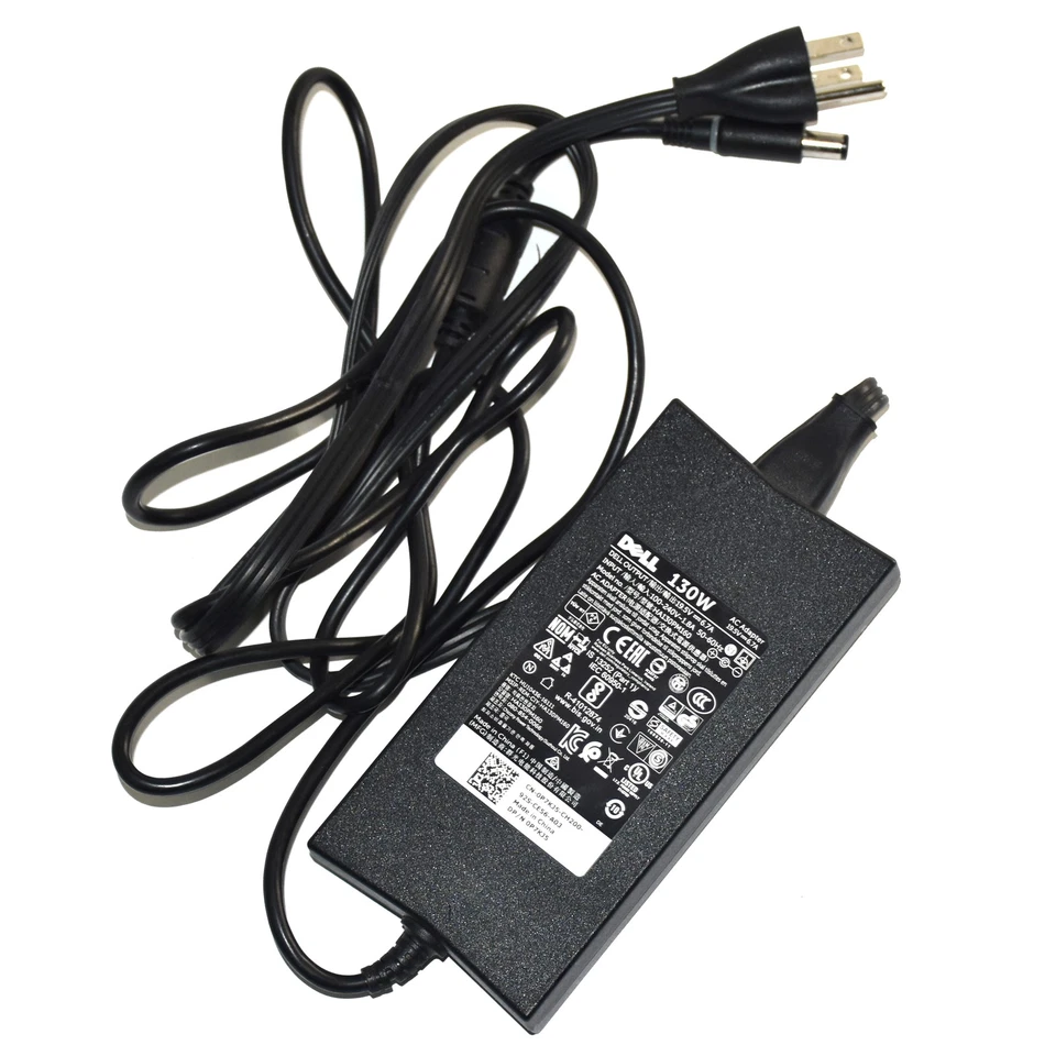 Dell Inspiron M5010 N4030 130W 19,5V 6,7A 7,4x5mm Spitze Netzteil Ladegerät 63P9N - Bild 4 von 4