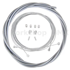 Bicycle Brake Cable Kit for Drop Bar Road - GRAY GREY SILVER