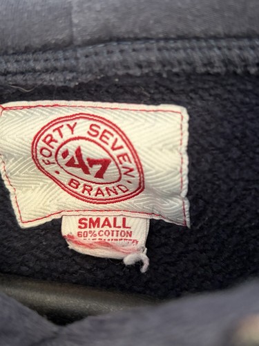 47 Brand Notre Dame Fighting Irish Hoodie Blue Shamrock Series size Small - Picture 5 of 5