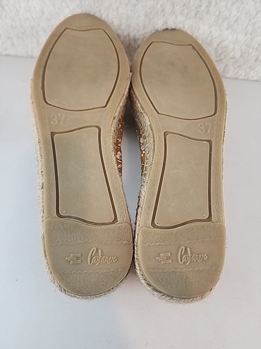 Alpargatas Castaner Joana Liberty of London Tela Dorado Floral Talla 437 (7) EE. UU. - Imagen 6 de 7