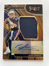 2021 Panini Select - Jumbo Rookie Signature Mac Jones JERSEY NUMBER! /49! 🔥