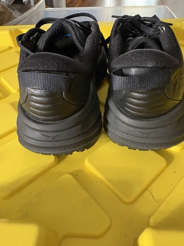 Hoka One One Damenschuhe Größe 6D Bondi rutschfest weiche Zehenpartie Arbeit schwarz - Bild 2 von 8
