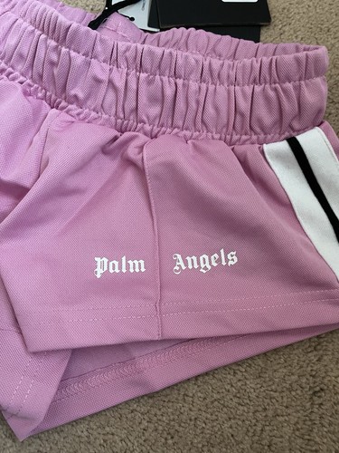 Palm Angels Pink Sideline Logo Training Track Shorts Hot pants Small BNWT £198! - Picture 2 of 12
